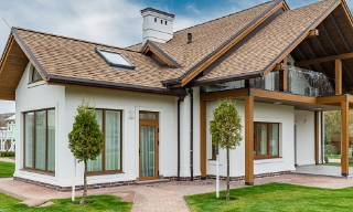 Проект дома с мансардой в Лянторе | цена от 316290 рублей от Строй-Лнт