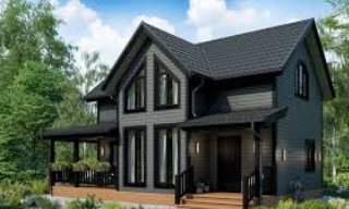 Проекты каркасных домов с террасой от 3691 рублей | Строй-Лнт